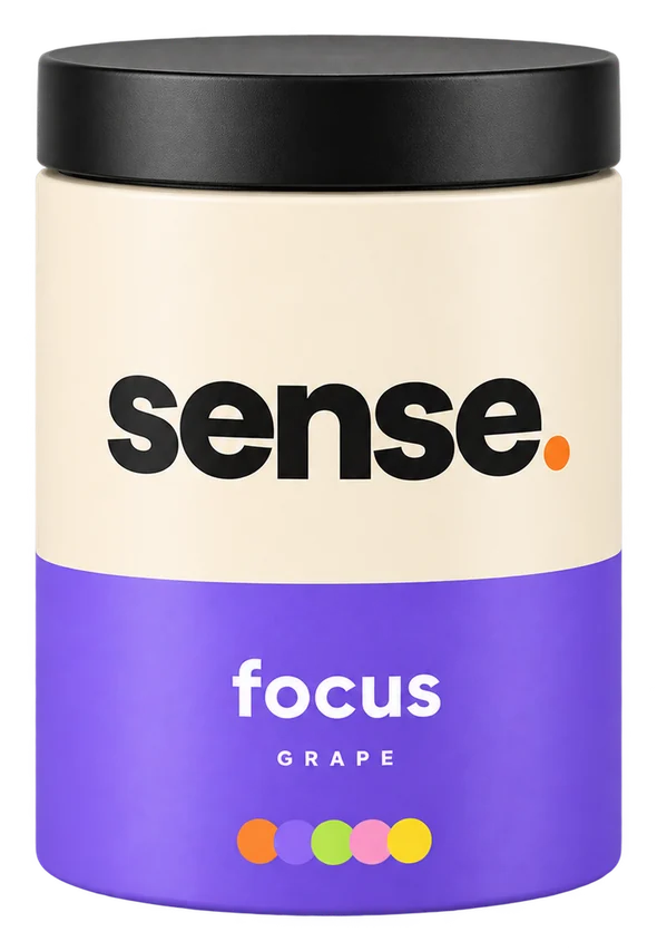 sense. focus, grape flavour