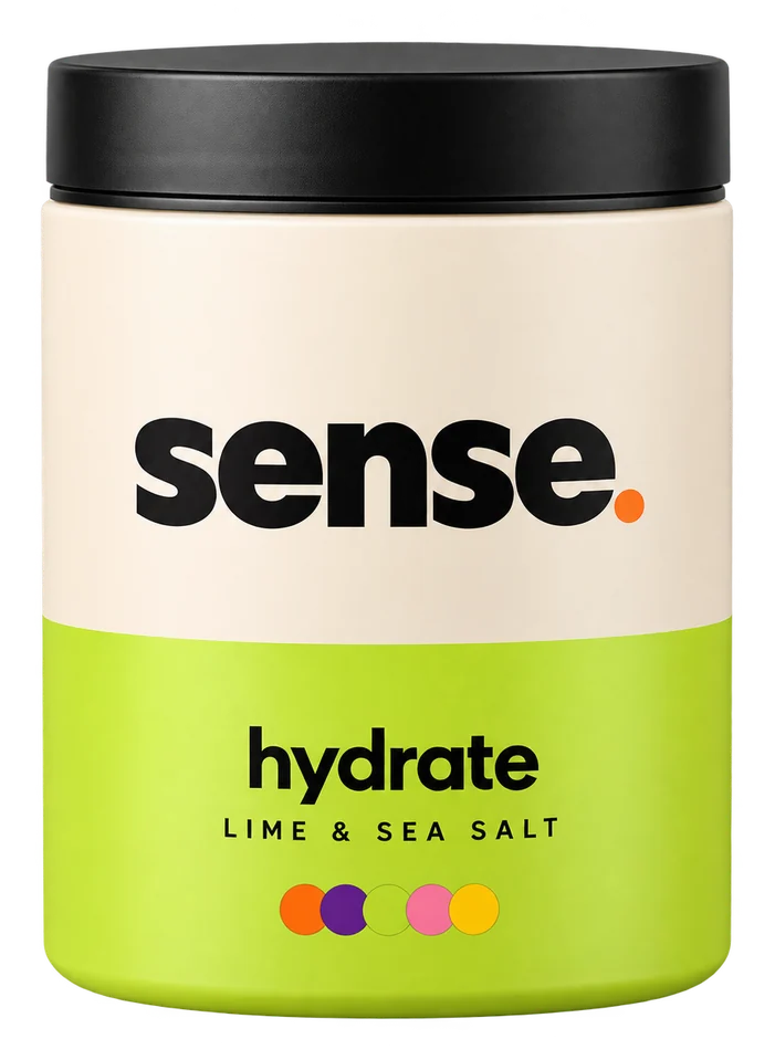 sense. hydrate, lime and sea salt flavour